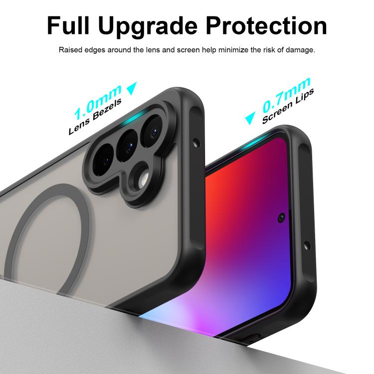For Galaxy A27 5G Fan Dun Series TPU Hybrid PC Frosted Magsafe Phone Case