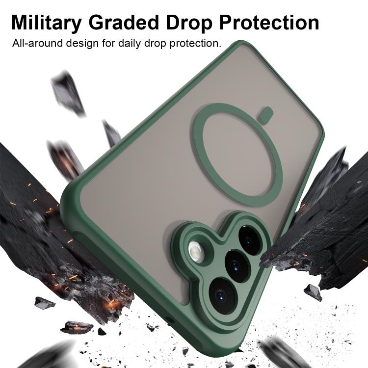 For Galaxy A27 5G Fan Dun Series TPU Hybrid PC Frosted Magsafe Phone Case