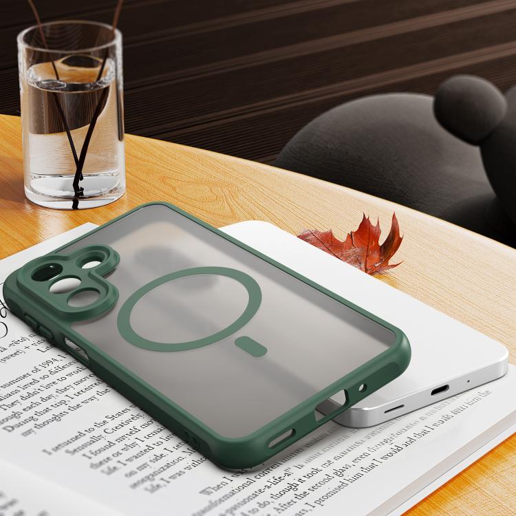For Galaxy A27 5G Fan Dun Series TPU Hybrid PC Frosted Magsafe Phone Case