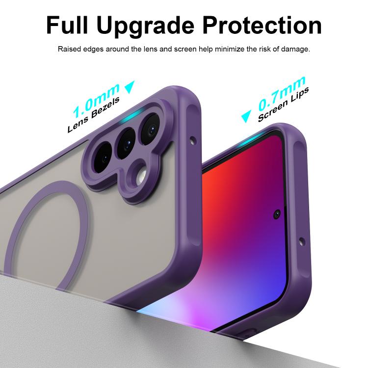 For Galaxy A27 5G Fan Dun Series TPU Hybrid PC Frosted Magsafe Phone Case