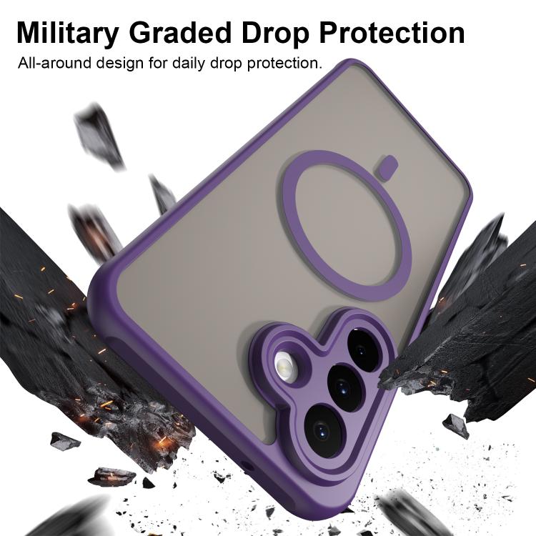 For Galaxy A27 5G Fan Dun Series TPU Hybrid PC Frosted Magsafe Phone Case