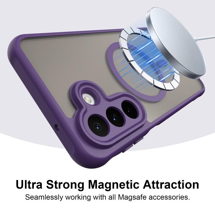 For Galaxy A27 5G Fan Dun Series TPU Hybrid PC Frosted Magsafe Phone Case