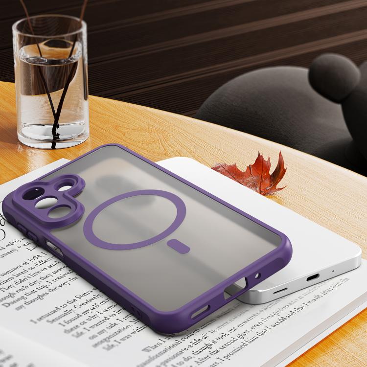 For Galaxy A27 5G Fan Dun Series TPU Hybrid PC Frosted Magsafe Phone Case