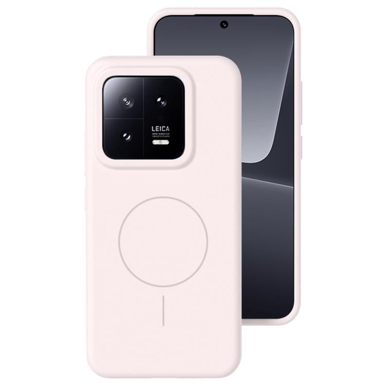 For Xiaomi 13 Liquid Silicone Thin Circle MagSafe Phone Case