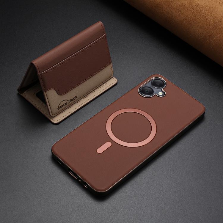 For Samsung Galaxy A06 Colour Matching Horizontal Magnetic Card Bag RFID MagSafe Phone Case