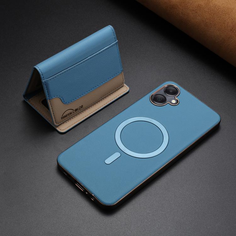 For Samsung Galaxy A06 Colour Matching Horizontal Magnetic Card Bag RFID MagSafe Phone Case