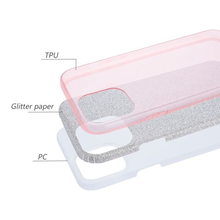 For iPhone 12 mini TPU Glitter All-inclusive Shockproof Protective Case