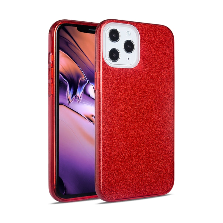 For iPhone 12 / 12 Pro TPU Glitter All-inclusive Shockproof Protective Case