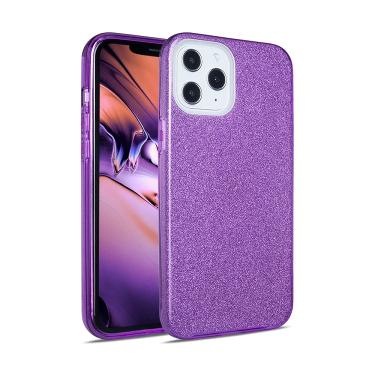 For iPhone 12 Pro Max TPU Glitter All-inclusive Shockproof Protective Case