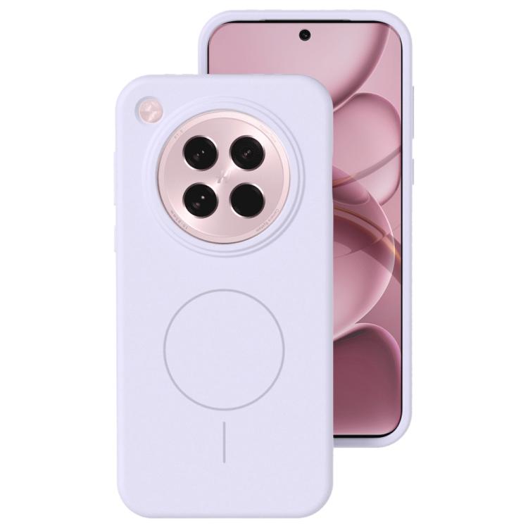 For OPPO Find X8s Liquid Silicone Thin Circle MagSafe Phone Case