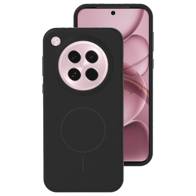 For OPPO Find X8s Liquid Silicone Thin Circle MagSafe Phone Case
