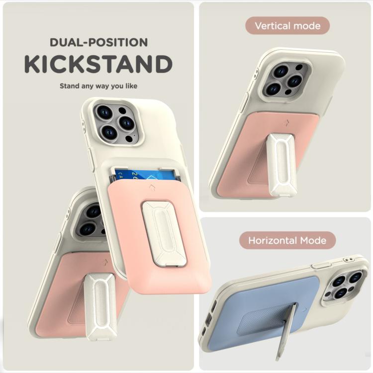 For iPhone 12 Pro Max Sliding Card Holder Integrated Phone Case with Kickstand