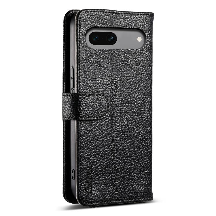 For Google Pixel 9a ESEBLE E11 Colorful Litchi Pattern Zipper Wallet Leather Phone Case