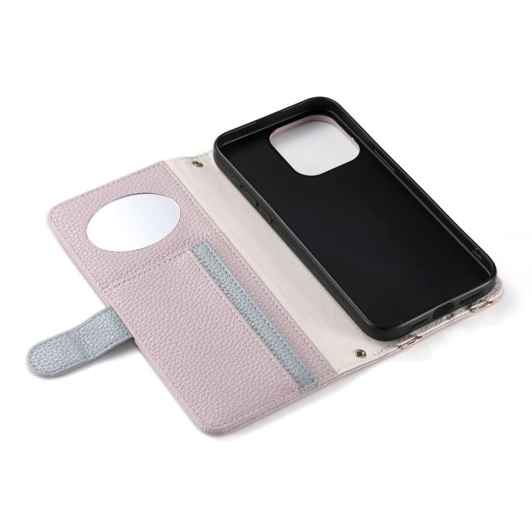 For Google Pixel 9a ESEBLE E11 Colorful Litchi Pattern Zipper Wallet Leather Phone Case