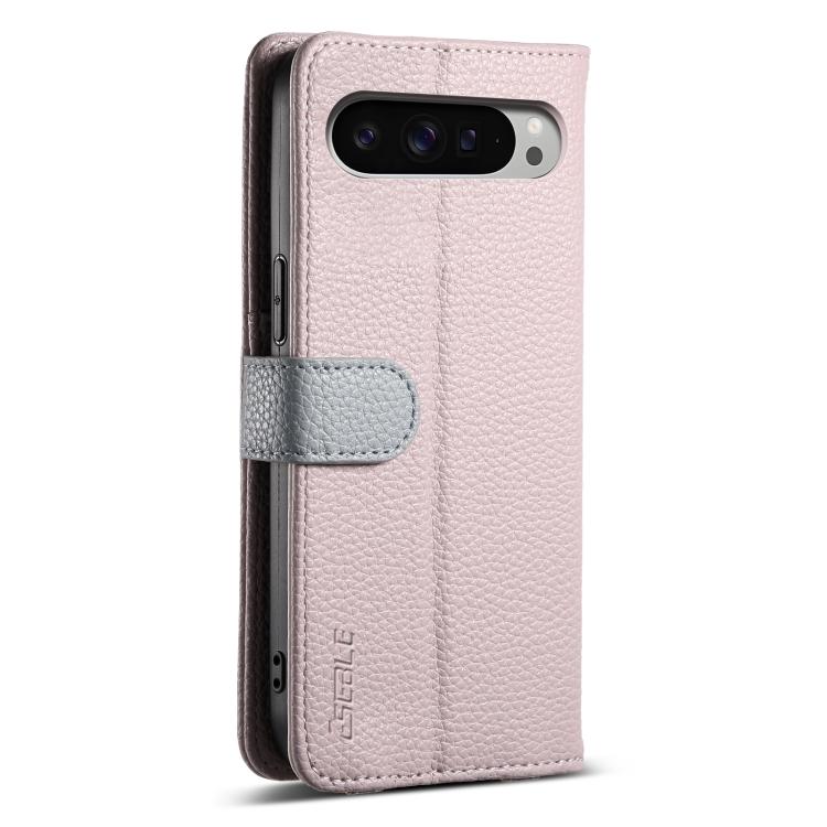 For Google Pixel 9 Pro XL ESEBLE E11 Colorful Litchi Pattern Zipper Wallet Leather Phone Case
