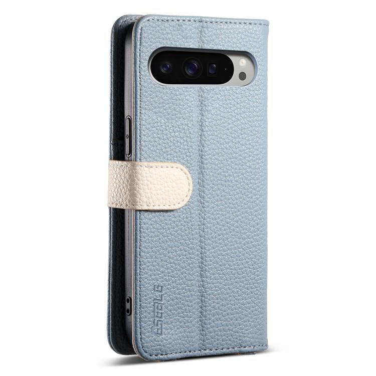 For Google Pixel 9 / 9 Pro ESEBLE E11 Colorful Litchi Pattern Zipper Wallet Leather Phone Case
