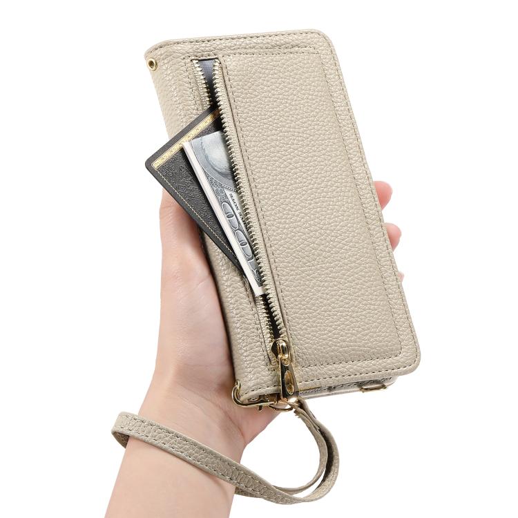 For Google Pixel 8 Pro ESEBLE E11 Colorful Litchi Pattern Zipper Wallet Leather Phone Case