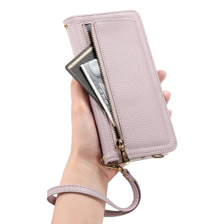 For Google Pixel 8 Pro ESEBLE E11 Colorful Litchi Pattern Zipper Wallet Leather Phone Case