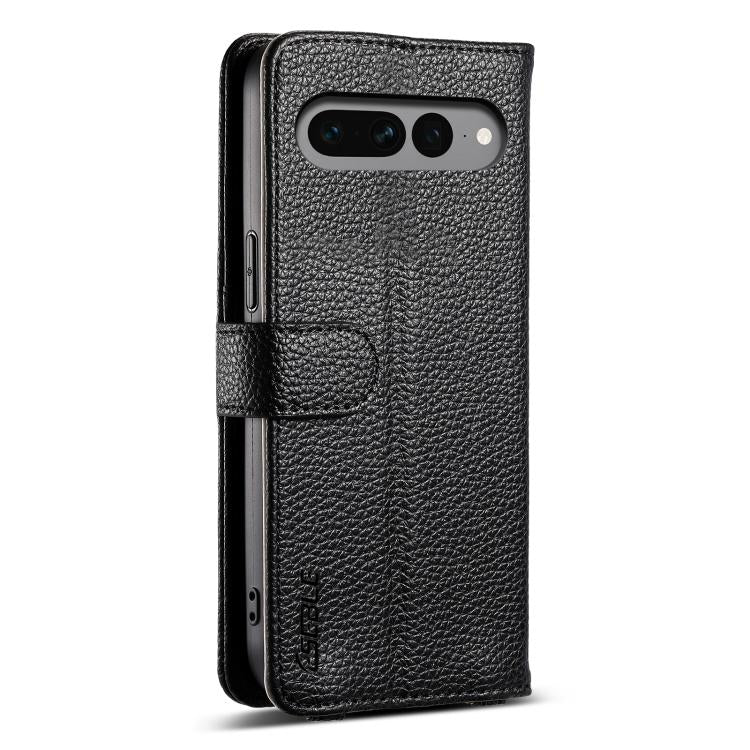 For Google Pixel 7 Pro 5G ESEBLE E11 Colorful Litchi Pattern Zipper Wallet Leather Phone Case