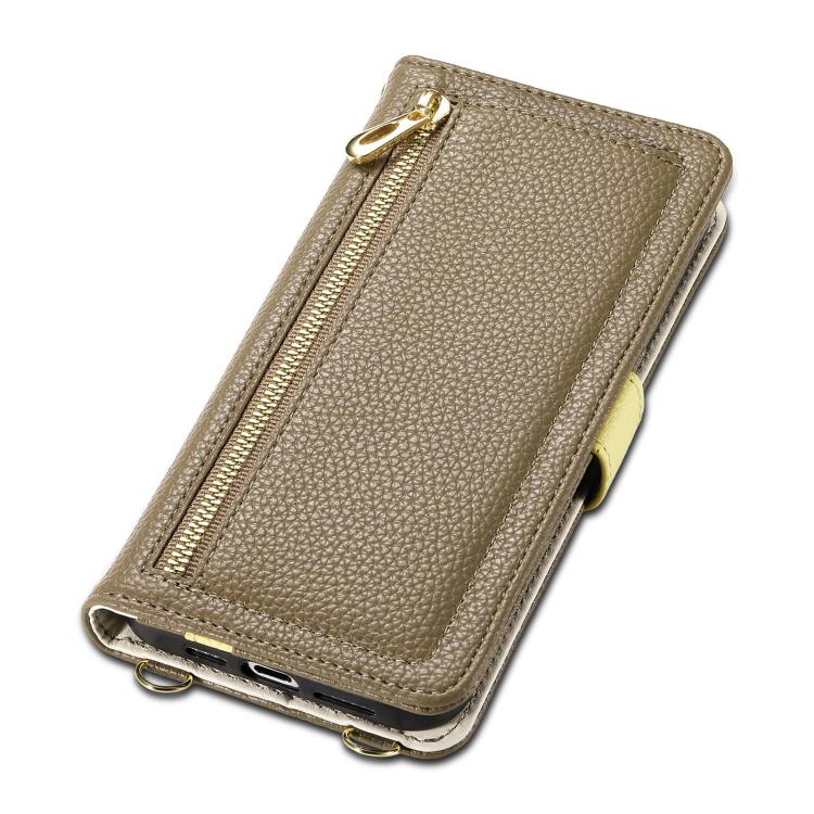 For Google Pixel 7 Pro 5G ESEBLE E11 Colorful Litchi Pattern Zipper Wallet Leather Phone Case