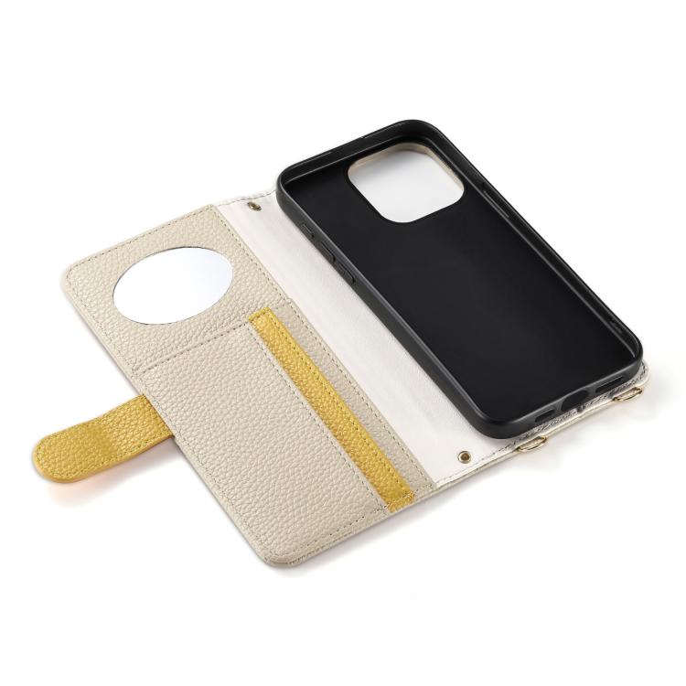 For Google Pixel 7 Pro 5G ESEBLE E11 Colorful Litchi Pattern Zipper Wallet Leather Phone Case