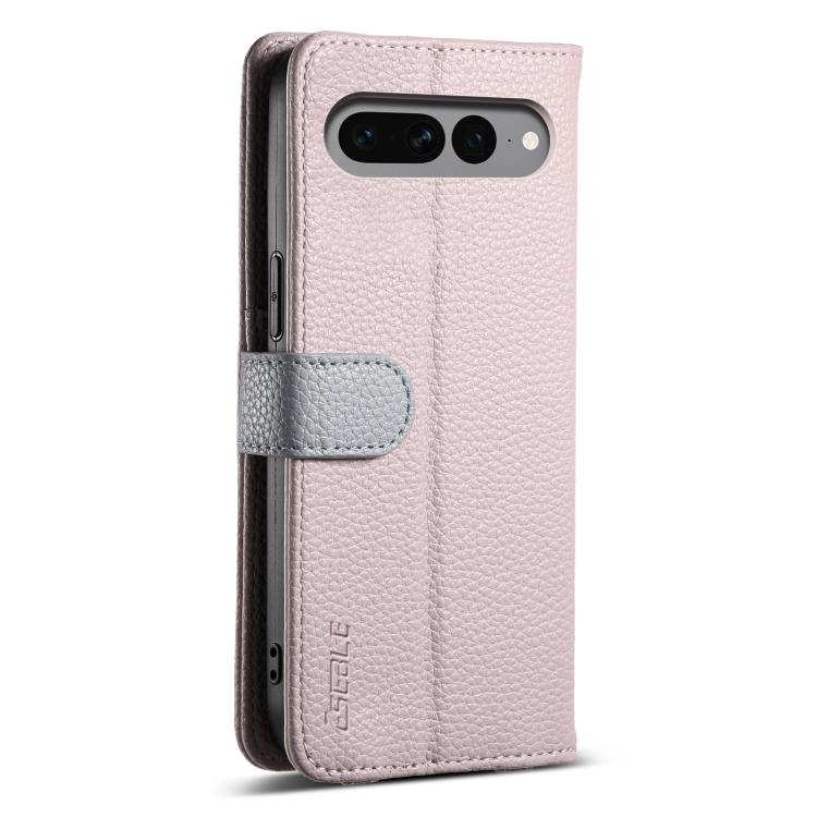 For Google Pixel 7 Pro 5G ESEBLE E11 Colorful Litchi Pattern Zipper Wallet Leather Phone Case