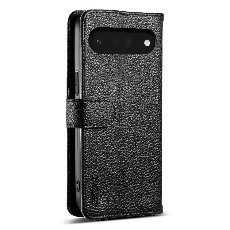 For Google Pixel 6 ESEBLE E11 Colorful Litchi Pattern Zipper Wallet Leather Phone Case