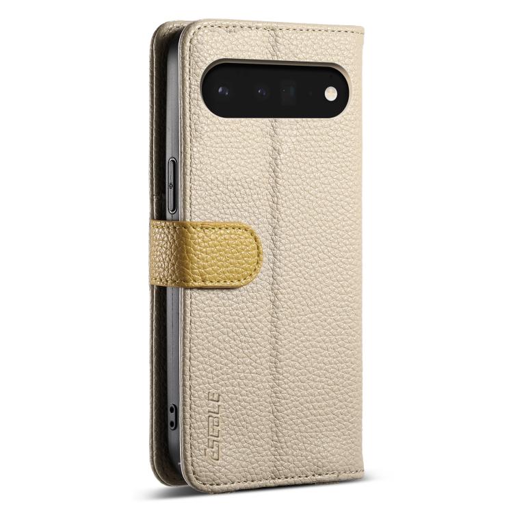For Google Pixel 6 ESEBLE E11 Colorful Litchi Pattern Zipper Wallet Leather Phone Case