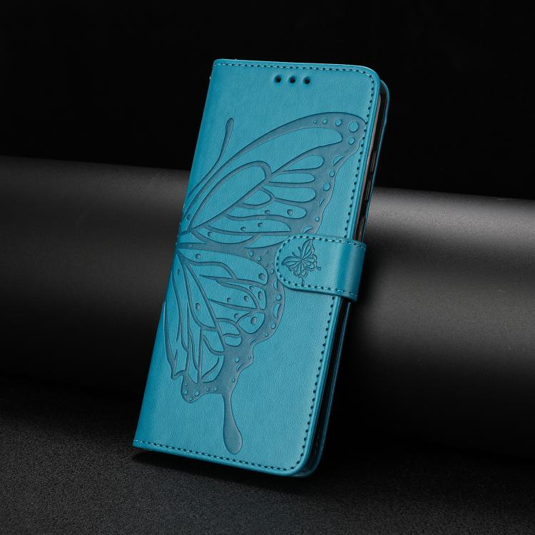 For Samsung Galaxy S21 Ultra 5G Butterfly Flutter Pattern Embossed Leather Phone Case