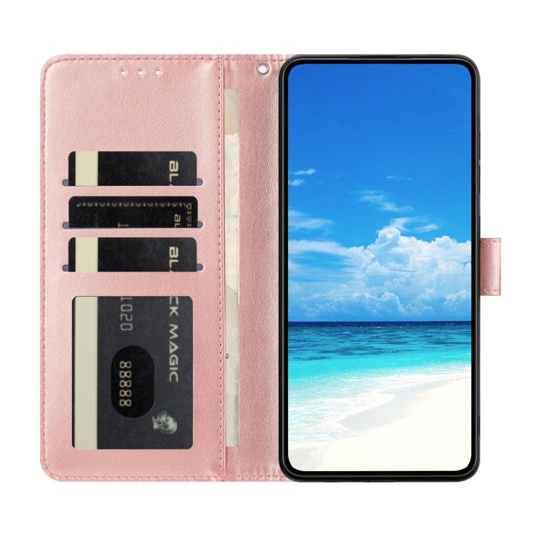 For Samsung Galaxy S25 5G Butterfly Flutter Pattern Embossed Leather Phone Case