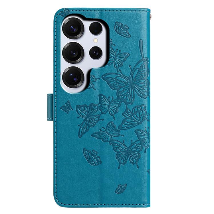 For Samsung Galaxy S26 Ultra 5G Butterfly Flutter Pattern Embossed Leather Phone Case