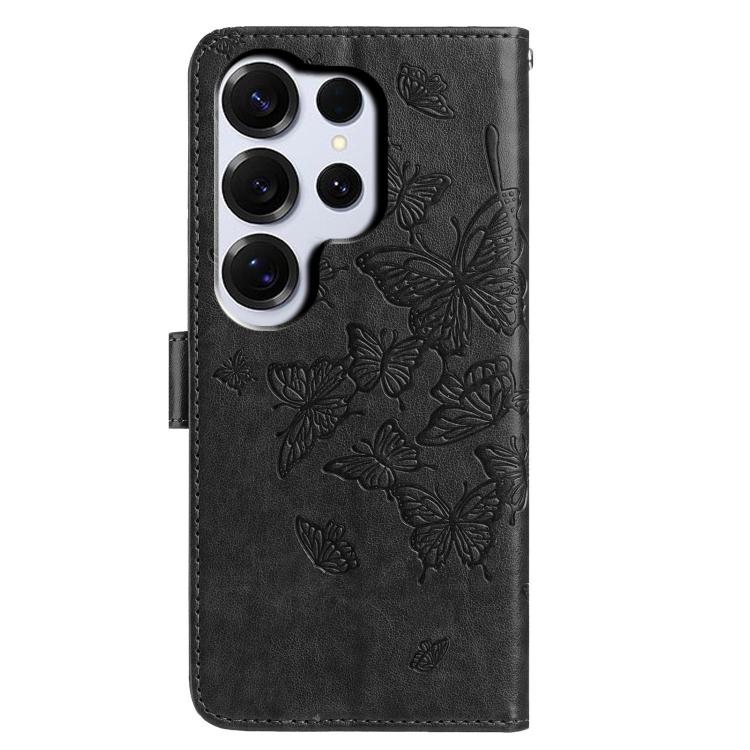 For Samsung Galaxy S26 Ultra 5G Butterfly Flutter Pattern Embossed Leather Phone Case