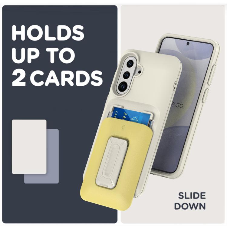 For Samsung Galaxy S25 / S24 5G Sliding Card Holder Integrated Phone Case with Kickstand