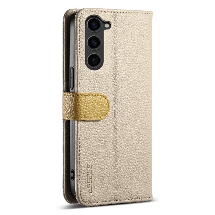 For Samsung Galaxy S23 5G ESEBLE E11 Colorful Litchi Pattern Zipper Wallet Leather Phone Case