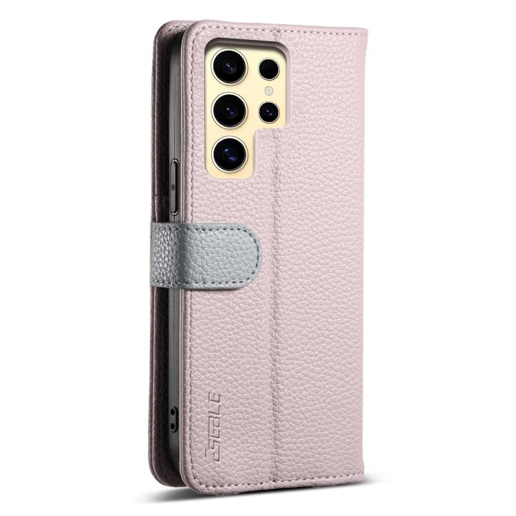 For Samsung Galaxy S23 Ultra 5G ESEBLE E11 Colorful Litchi Pattern Zipper Wallet Leather Phone Case