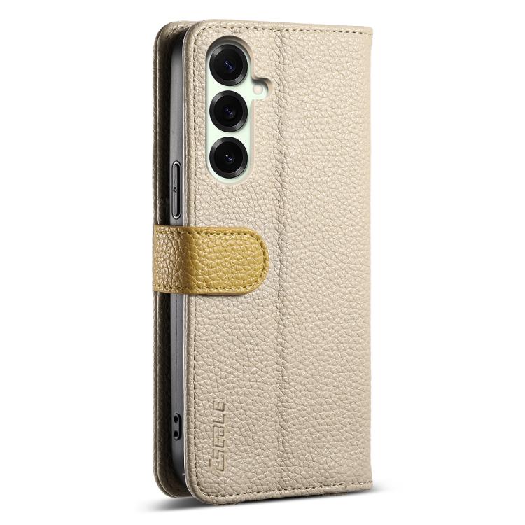 For Samsung Galaxy S23 FE 5G ESEBLE E11 Colorful Litchi Pattern Zipper Wallet Leather Phone Case