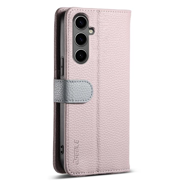 For Samsung Galaxy S24+ 5G ESEBLE E11 Colorful Litchi Pattern Zipper Wallet Leather Phone Case