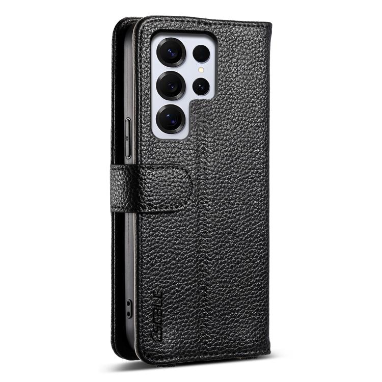 For Samsung Galaxy S25 Ultra 5G ESEBLE E11 Colorful Litchi Pattern Zipper Wallet Leather Phone Case