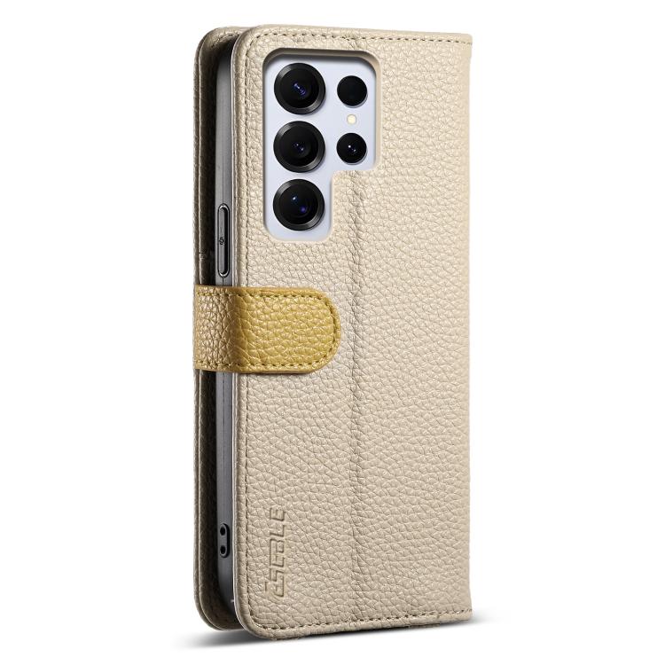 For Samsung Galaxy S25 Ultra 5G ESEBLE E11 Colorful Litchi Pattern Zipper Wallet Leather Phone Case