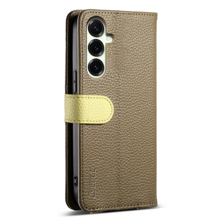 For Samsung Galaxy S26+ 5G ESEBLE E11 Colorful Litchi Pattern Zipper Wallet Leather Phone Case