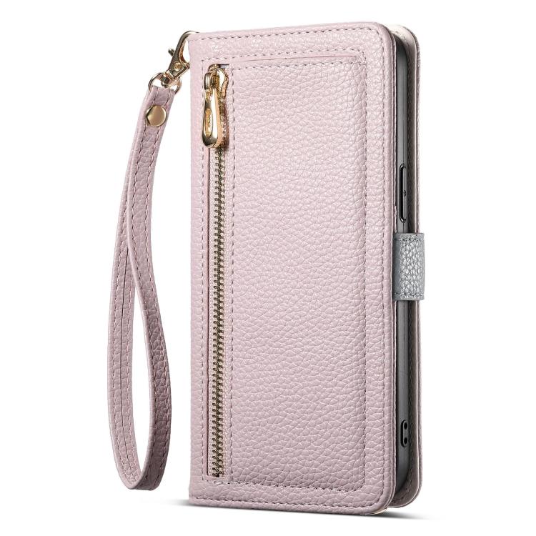 For Samsung Galaxy S26+ 5G ESEBLE E11 Colorful Litchi Pattern Zipper Wallet Leather Phone Case