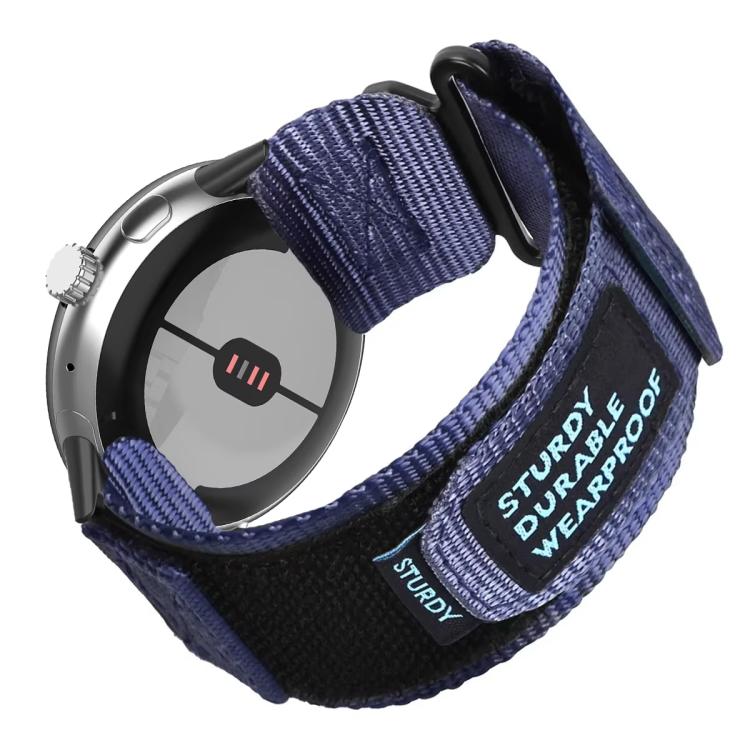 For Google Pixel Watch 4 / 3 45mm xDfind Quick Release Nylon Hook And Loop Fastener Buckle Watch Band