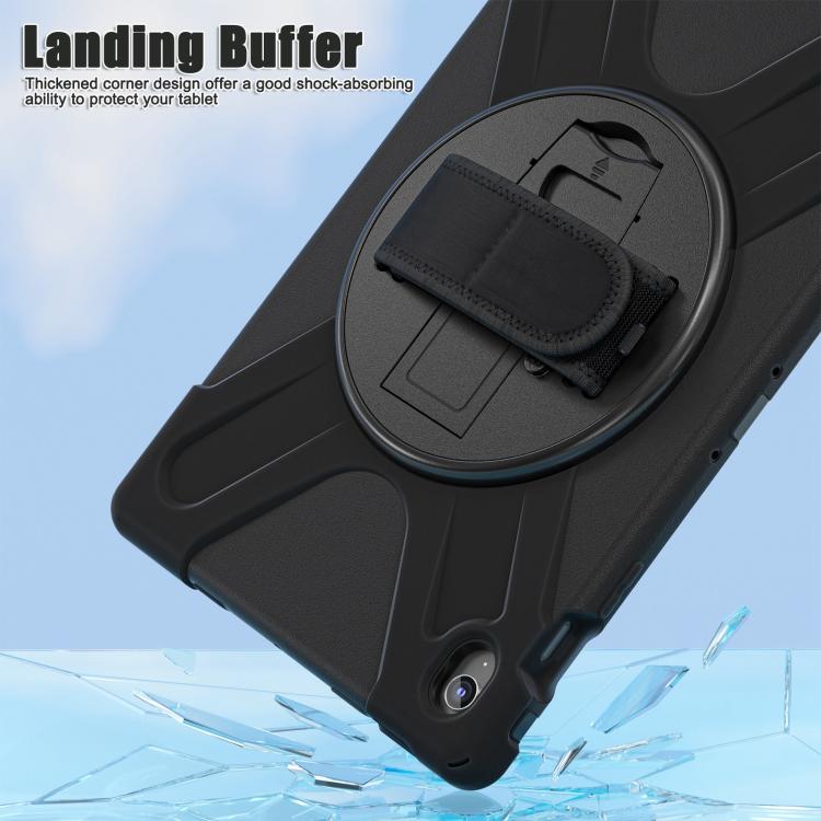 For Samsung Galaxy Tab S10 FE+ Rotatable Kickstand Grip Heavy Duty Hard Rugged Tablet Case