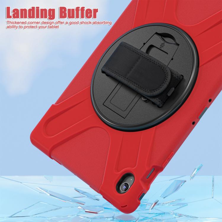 For Samsung Galaxy Tab S10 FE+ Rotatable Kickstand Grip Heavy Duty Hard Rugged Tablet Case