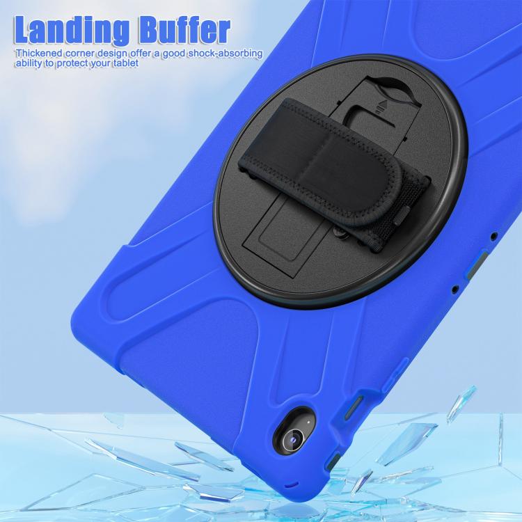 For Samsung Galaxy Tab S10 FE+ Rotatable Kickstand Grip Heavy Duty Hard Rugged Tablet Case