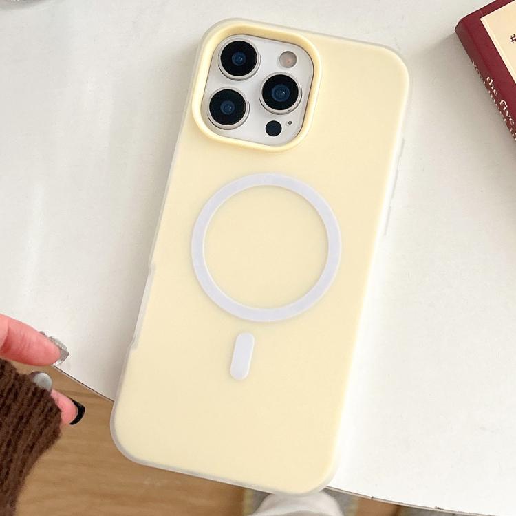 For iPhone 16 Pro Max Skin Feel MagSafe Magnetic PC Hybrid TPU Phone Case