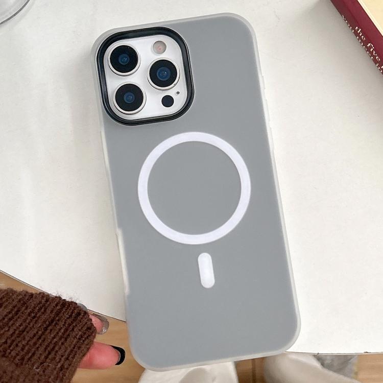 For iPhone 16 Pro Max Skin Feel MagSafe Magnetic PC Hybrid TPU Phone Case