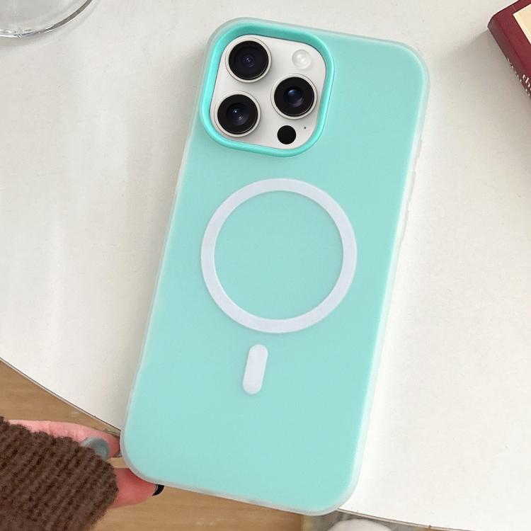 For iPhone 15 Pro Max Skin Feel MagSafe Magnetic PC Hybrid TPU Phone Case