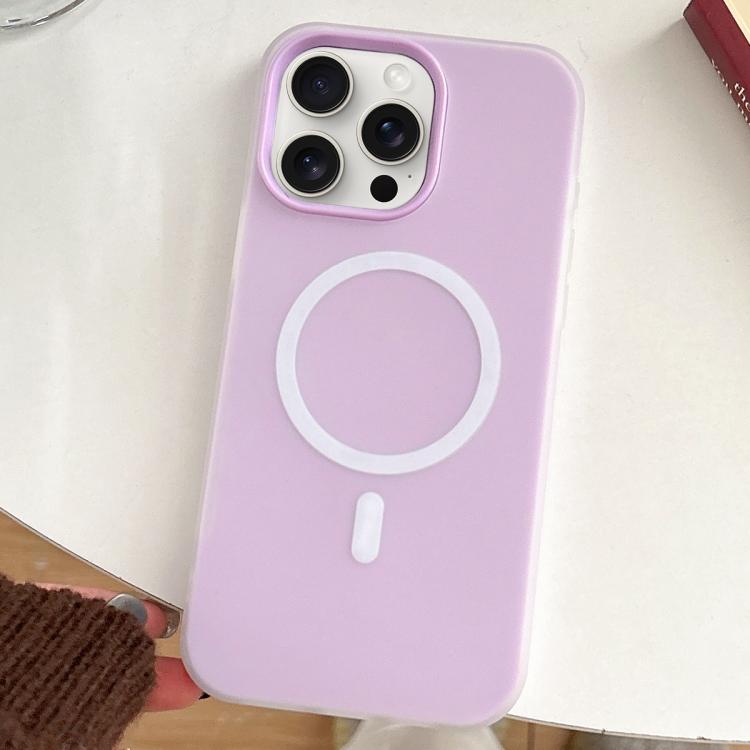 For iPhone 15 Pro Max Skin Feel MagSafe Magnetic PC Hybrid TPU Phone Case