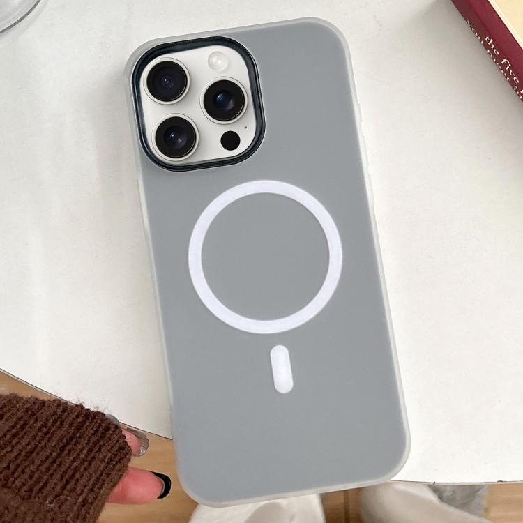 For iPhone 15 Pro Max Skin Feel MagSafe Magnetic PC Hybrid TPU Phone Case
